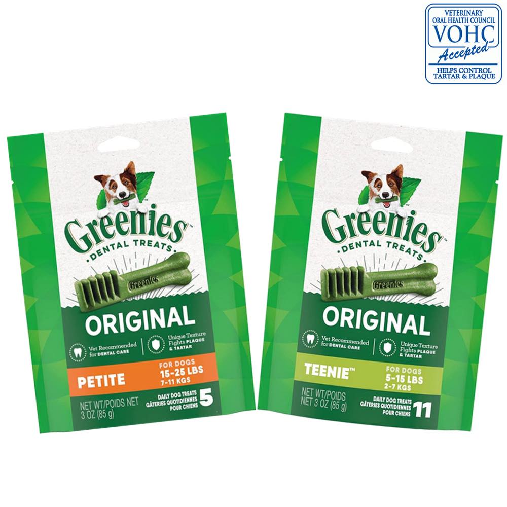 '50% OFF (Exp 27Oct25)': Greenies Original Dental Dog Treats Trial Pack 3oz