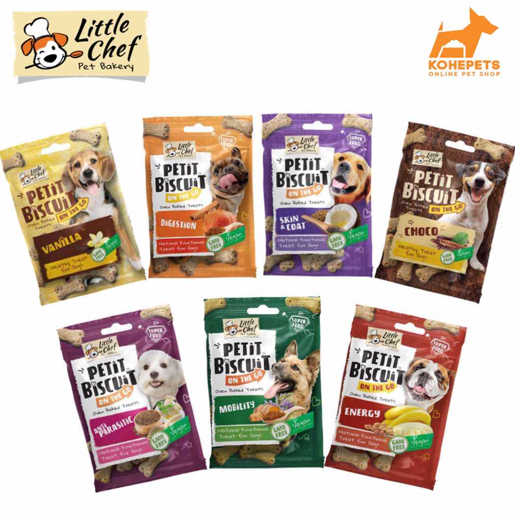 50% OFF (Exp 24Feb26): Little Chef Petit Biscuit On the Go Oven Baked Dog Treats 30g