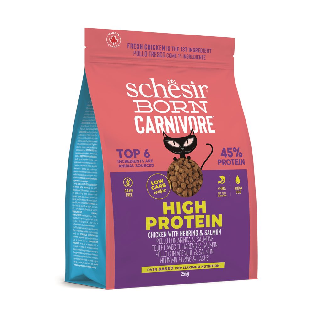 TRIAL SPECIAL UP TO $6 OFF: Schesir Born Carnivore Oven Baked Dry Cat Food 255g
