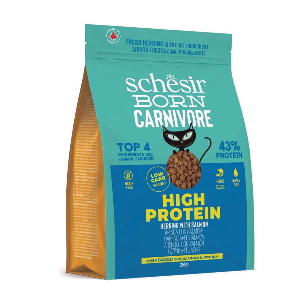 TRIAL SPECIAL UP TO $6 OFF: Schesir Born Carnivore Oven Baked Dry Cat Food 255g