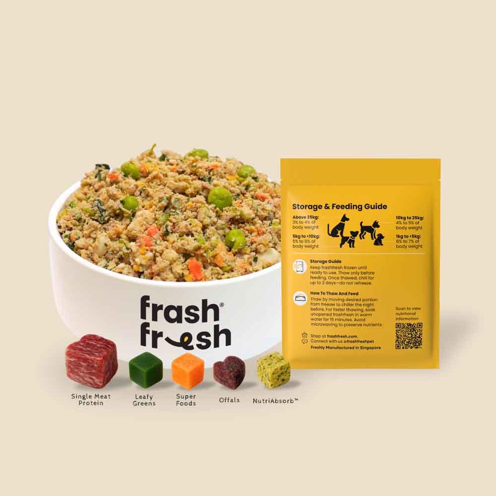 frashfresh Cooked Chicken NutriAbsorb Frozen Dog Food 2.25kg