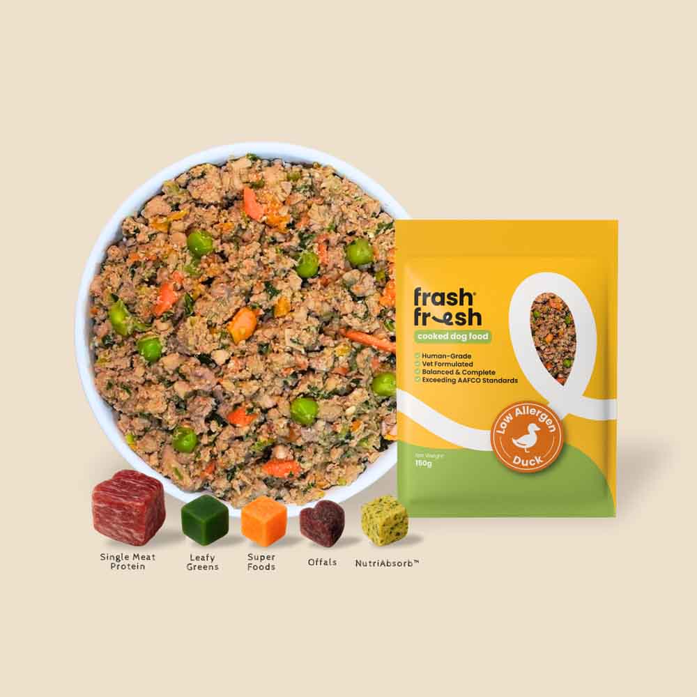 frashfresh Cooked Duck NutriAbsorb Frozen Dog Food 2.25kg