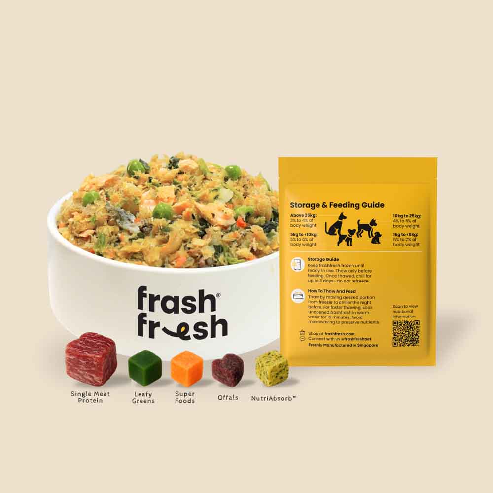 frashfresh Cooked Fish NutriAbsorb Frozen Dog Food 2.25kg