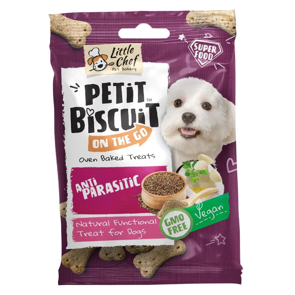 50% OFF (Exp 24Feb26): Little Chef Petit Biscuit On the Go Oven Baked Dog Treats 30g