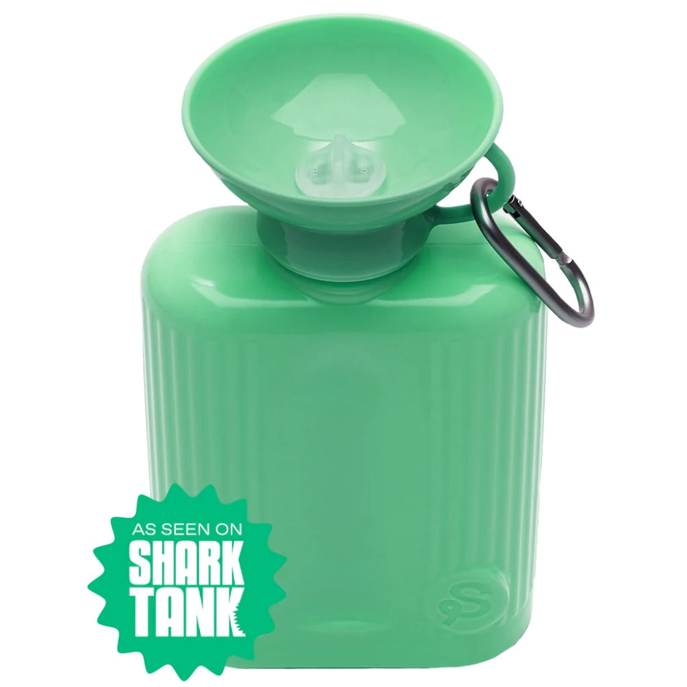 Springer Growler Dog Travel Water Bottle (Grey)